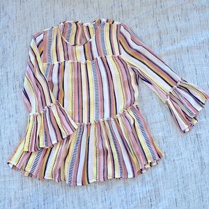 Boutique top 3/4 length sleeve